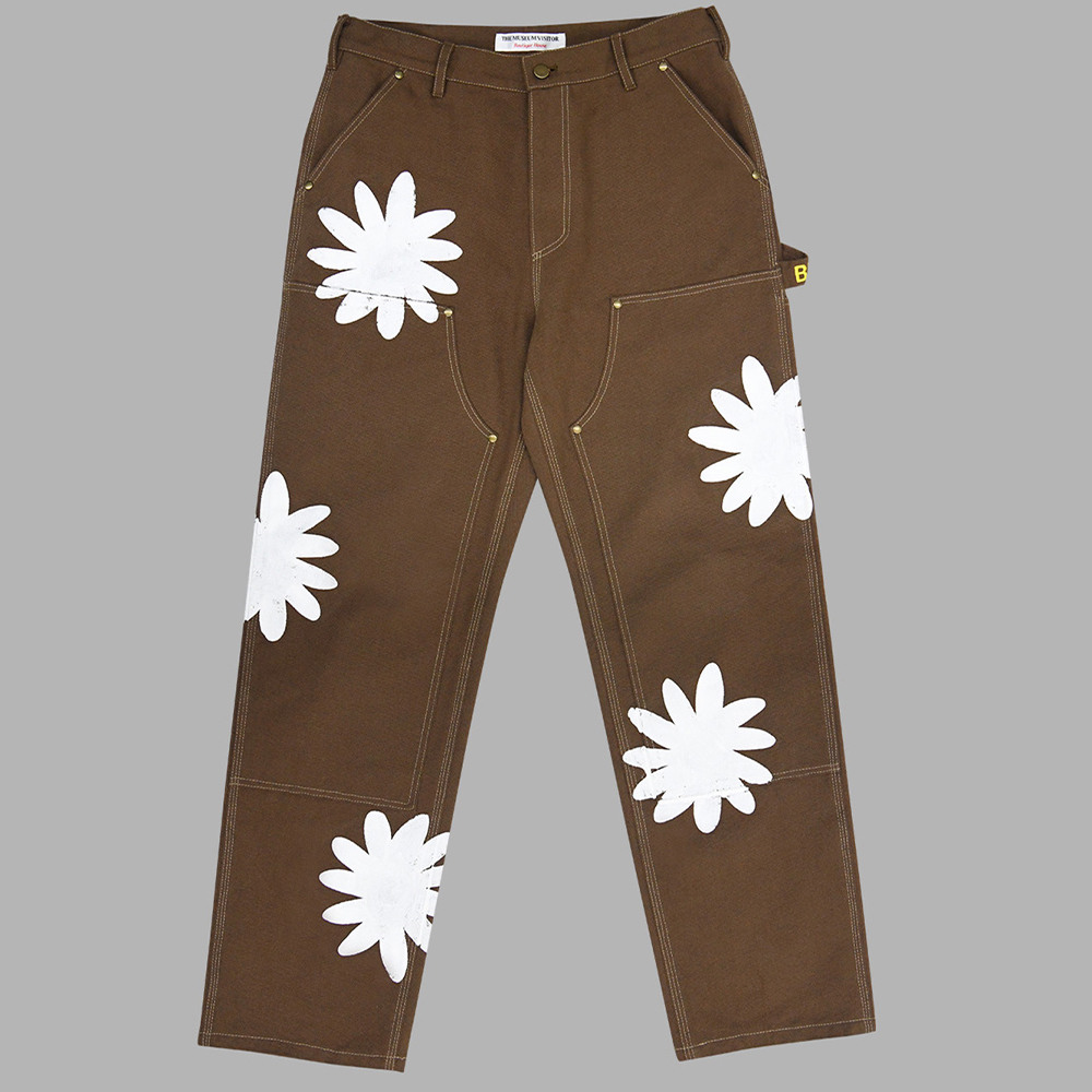 ◆THE MUSEUM VISITOR◆ HAND PAINTED WIDE PANTS BROWN 07663 한섬 EQL