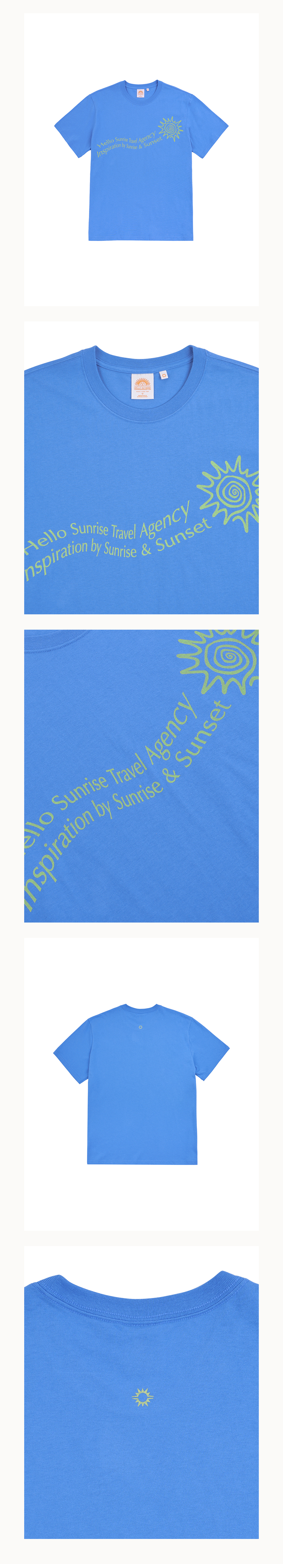 【HELLO SUNRISE】 HS Travel Agency Wave Logo Tee /追跡付 HELLO SUNRISE】 HS Travel Agency Wave Logo Tee /追跡付