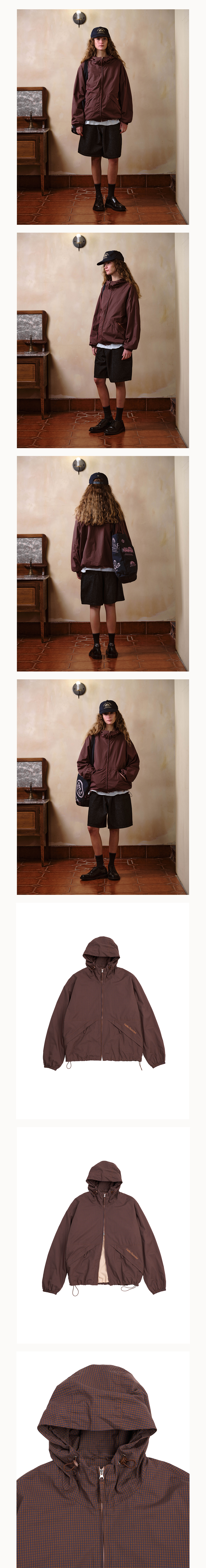 【HELLO SUNRISE】 Travel Hooded Jacket /追跡付 한섬 EQL