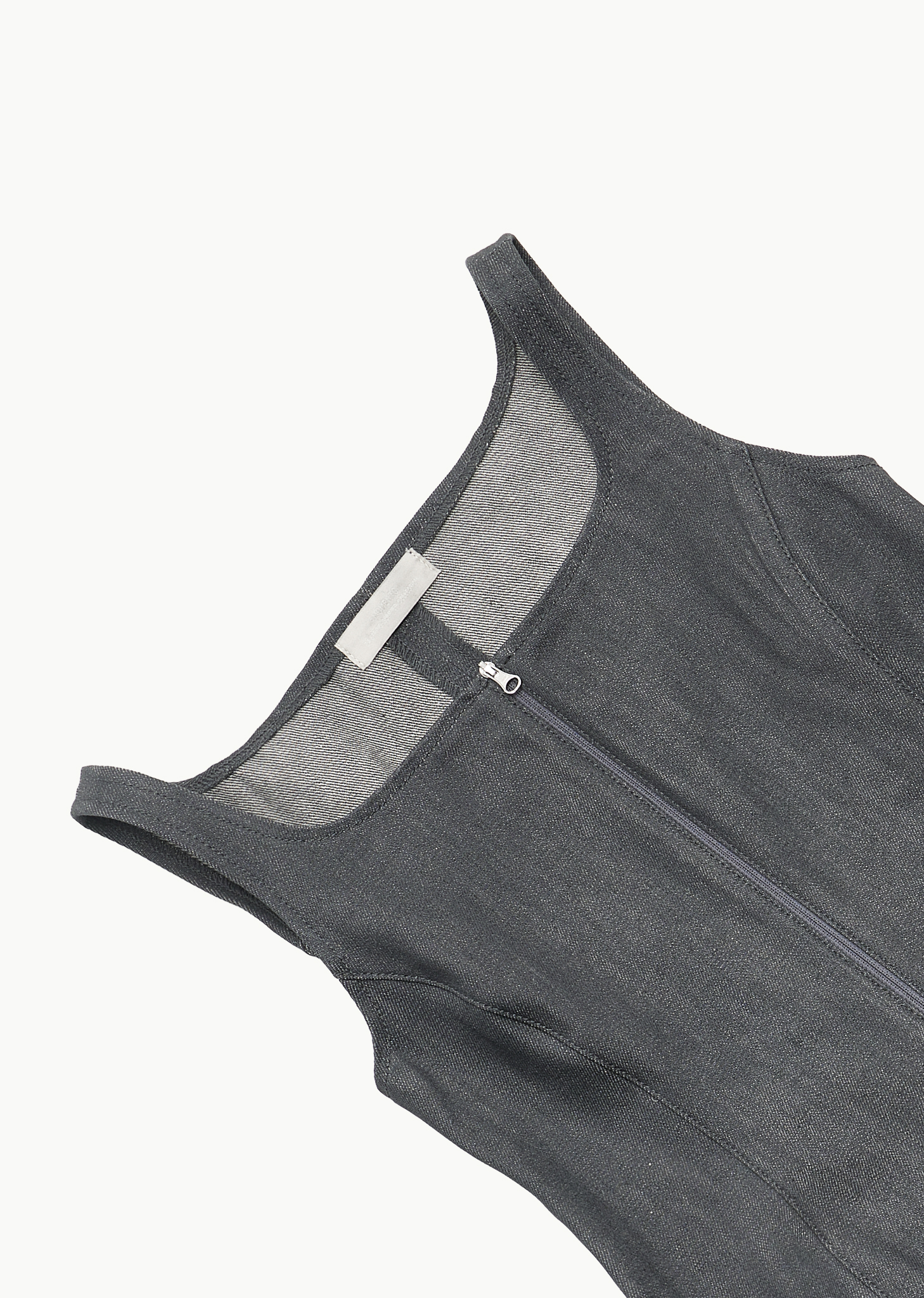 아모멘토(AMOMENTO) HOURGLASS DENIM VEST (2COLORS) - 사이즈