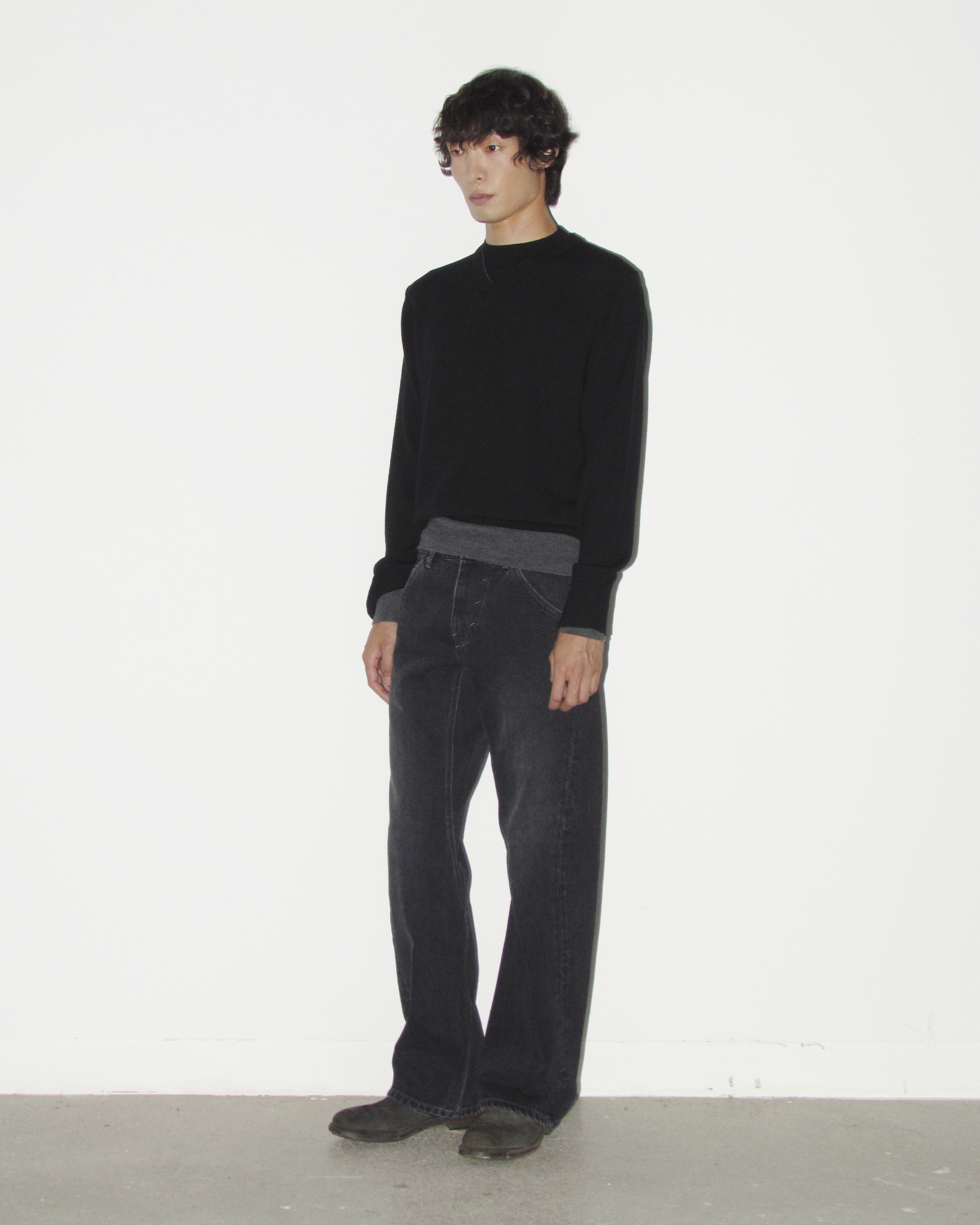 【専用】ÉÉ BELTED ENGINÉÉRED DENIM PANTS ee:some Mineral Washed Straight Leg Pants in Denim – June Adel