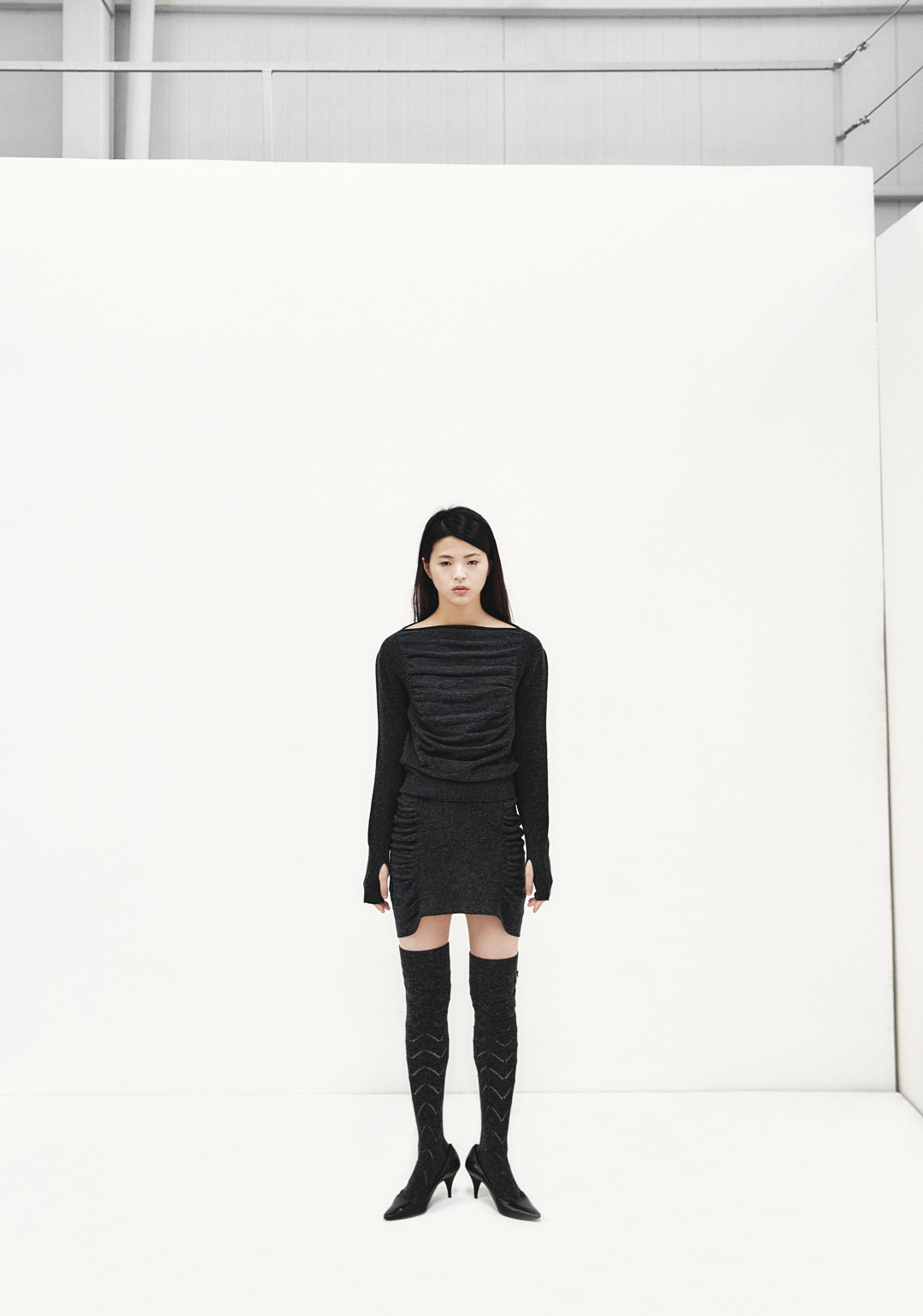 新品 JUUKIFF GATHERED SKIRT IN WOOL JUUKIFF(ジューキフ)のGATHERED SKIRT IN WOOLの通販｜PALETTE