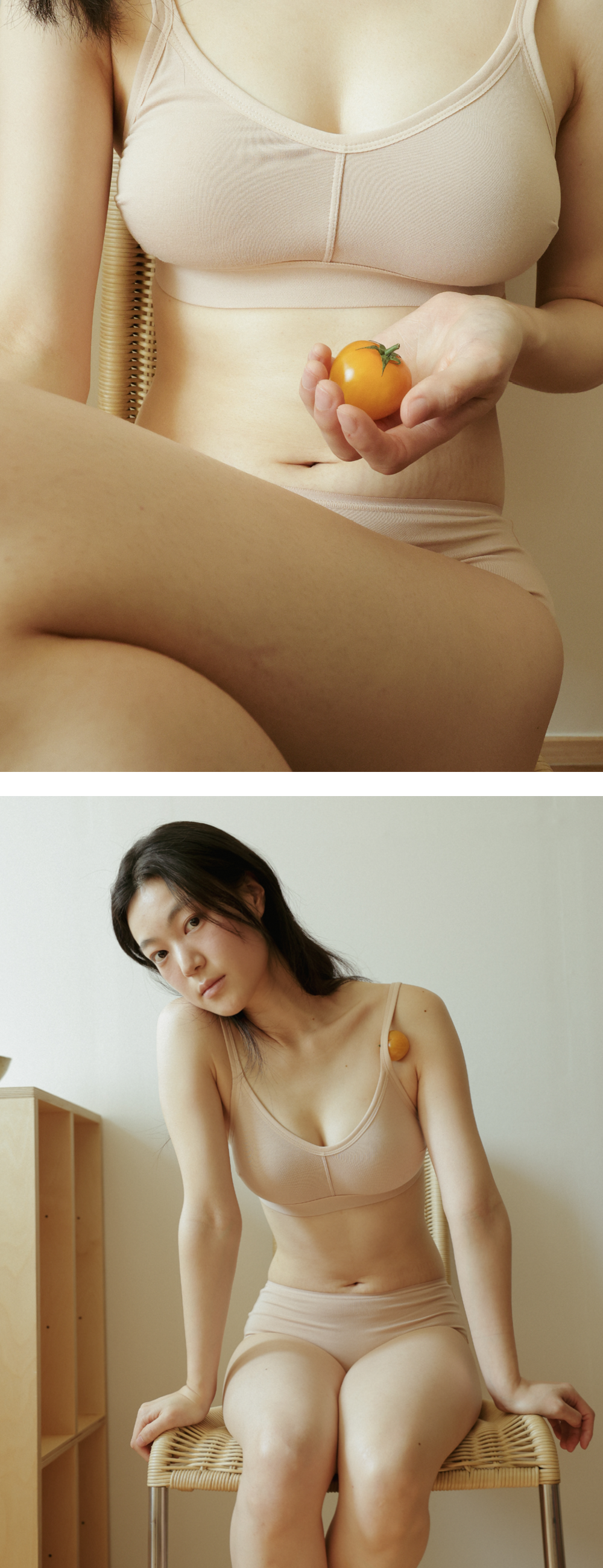 (set) Full bamboo bra & panties in beige_?????? ????? ???? ???? ??????13