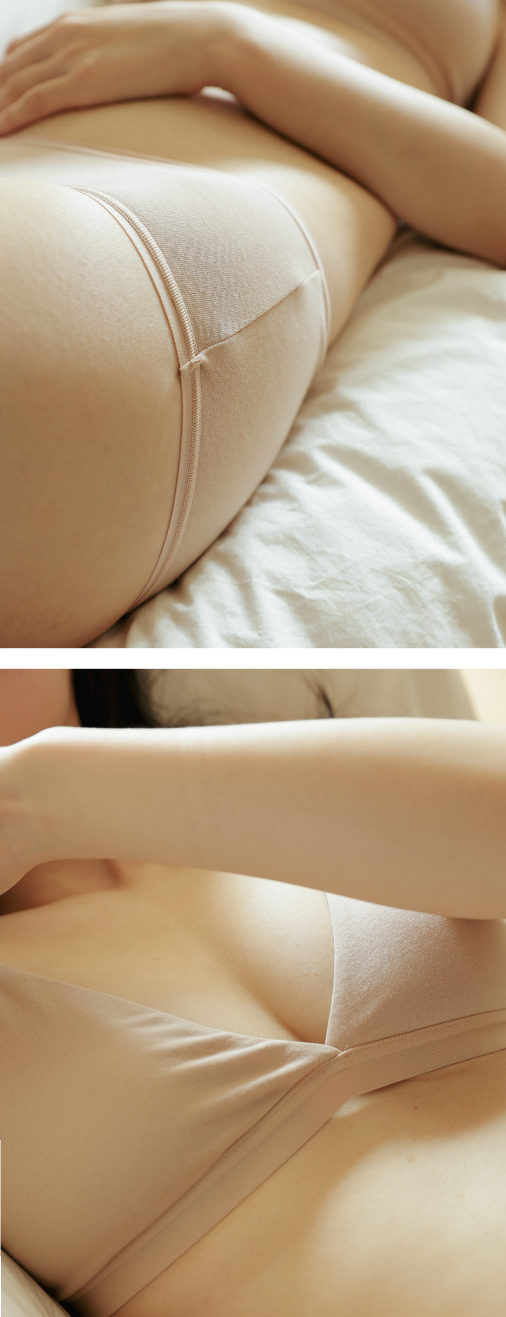 (set) Triangle bamboo bra & panties in beige_?????? ????? ???? ???? ??????16